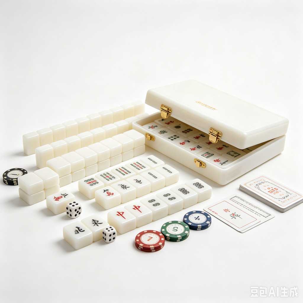 custom logo printed mahjong tiles